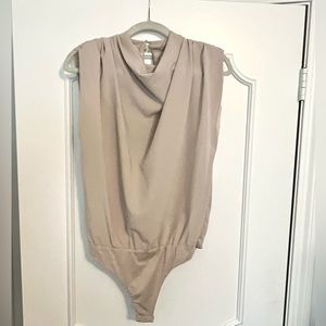 Astr cow-neck bodysuit